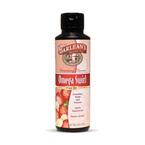 Barlean's Omega Swirl Flax Oil - Strawberry Banana | Bulu Box - Sample Superior Vitamins and Supplements